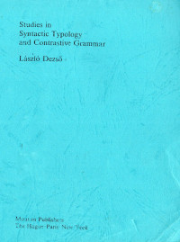 Studies in Syntactic Typology and Contrastive Grammar