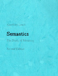 Semantics : The Study of Meaning