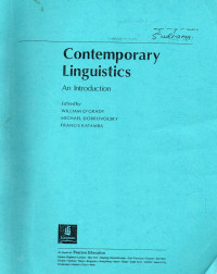 Contemporary Linguistics : An Introduction