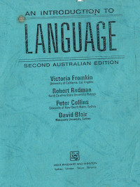 An Introduction to Language : Second Australian Edition