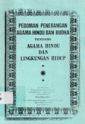 Pedoman Penerangan Agama Hindu dan Budha tentang Agama Hindu dan Lingkungan Hidup