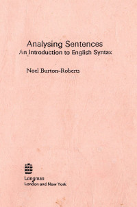 Analysis Sentences : An Introduction to English Sytax