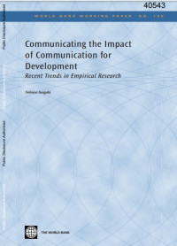 Communicating the Impact of Communication for Development: Recent Trends in Empirical Research