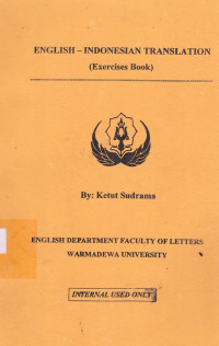 English-Indonesian Translation (Exercises Book)