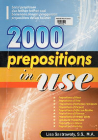 2000 Preposition in Use