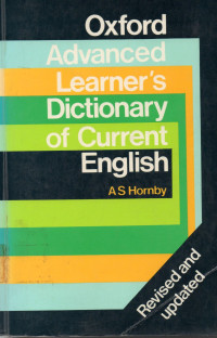 Oxford Advanced Learner's Dictionary of Current English