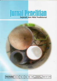 Jurnal Penelitian Sejarah dan Nilai Tradisional Vol.25 No.2