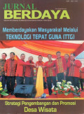 Jurnal Berdaya (Media Informasi Pemberdayaan Masyarakat dan Desa): Memberdayakan Masyarakat Melalui Teknologi Tepat Guna (TTG)