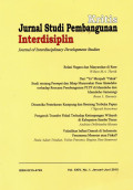 Jurnal Studi Pembangunan Interdisiplin Vol.XXIV No.1