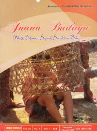 Jnana Budaya: Media Informasi Sejarah, Sosial, dan Budaya Vol.20 No.1