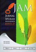 JAM (Jurnal Aplikasi Manajemen- Journal Of Applied Management) Terakreditasi No.36a/E/KPT/2016 Vol.15 No.2