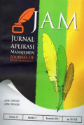 JAM (Jurnal Aplikasi Manajemen- Journal of Applied Management) Terakreditasi No.36a/E/KPT/2016 Vol.15 No.4