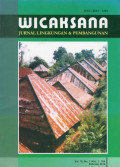 Wicaksana: Jurnal Lingkungan & Pembangunan Vol. 19 No. 1