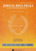 Jurnal Bina Praja: Journal of Home Affairs Governance Accredation Number: 735/AU2/P2MI-LIPI/04/2016 Vol.10 No.1