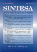 Sintesa: Jurnal Ilmu Sosial dan Politik Vol.1 No.2