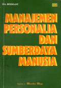 Manajemen Personalia Dan Sumberdaya Manusia