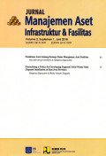 Jurnal Manajemen Aset Infrastruktur & Fasilitas Vol.2 Sup.1