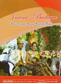 Jnana Budaya : Budaya Informasi Sejarah, Sosial, dan Budaya Vol.24 No.2