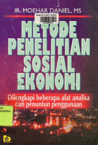 Metode Penelitian Sosial Ekonomi