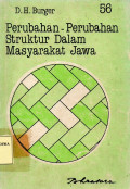 Perubahan-perubahan struktur dalam masyarakat jawa