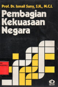 Pembagian Kekuasaan Negara