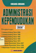 Undang - Undang Administrasi Kependudukan