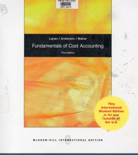 Fundamentals of Cost Accounting