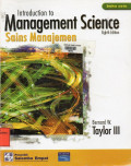 Introduction to Management Science (Eight Edition) : Sains Management