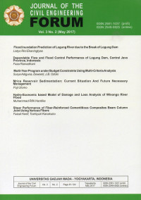 Journal of The Civil Engineering Forum Vol. 3 No.2