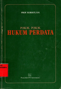 Pokok Pokok Hukum Perdata