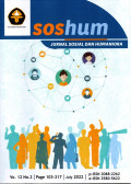 Soshum: Jurnal Sosial Dan Humaniora Terakreditasi No.148/M/KPT/2020 Vol.12 No.2