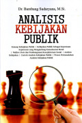 Analisis Kebijakan Publik