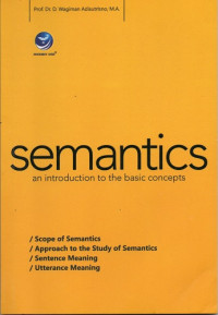 Semantics An Introduction to the Basic Concepts