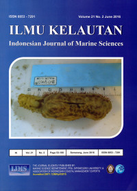 Ilmu Kelautan : Indonesian Journal of Marine Sciences Vol.21 No.2