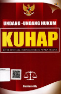 Kitab Undang-Undang Hukum Acara Pidana KUHAP