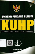 Kitab Undang-Undang Hukum Pidana KUHP