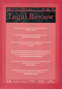 Legal Review Vol.2 No.1