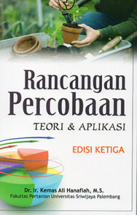 Rancangan Percobaan : Teori dan Aplikasi (Edisi Ketiga)